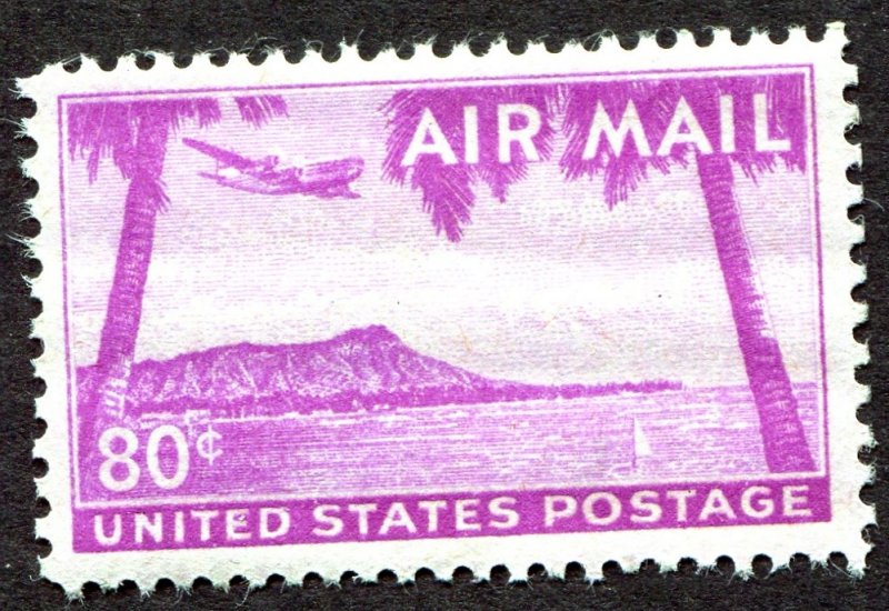 C46 80c Diamond Head Hawaii Mint NH XF