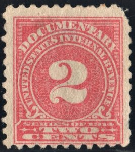 R197 2¢ Documentary Stamp (1914) Used