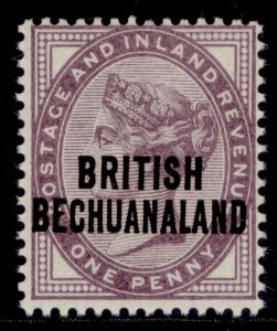 BRITISH BECHUANALAND QV SG33, 1d lilac, NH MINT.