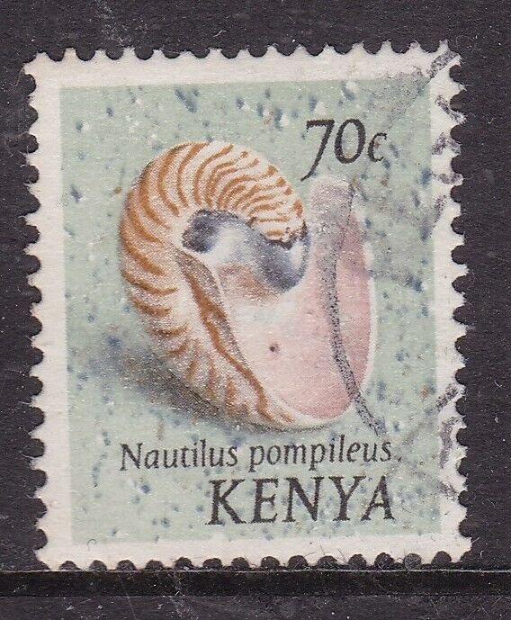 Kenya 1971 70c Nautilus Pompileus Shell 70c Fine Used SG 45 VGC