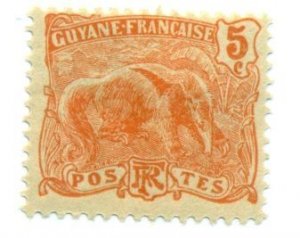 French Guiana 1922 #55 MH SCV(2022)=$0.40