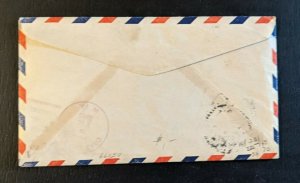 1945 US Navy FPO Censored Airmail Cover to Crab Orchard WV