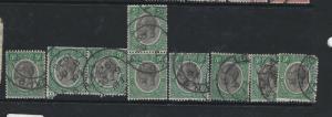 TANGANYIKA   (P2401B)   KGV  5C SG 93 LOT  2 PRS+5 SINGLES TOWN CANCELS VFU 