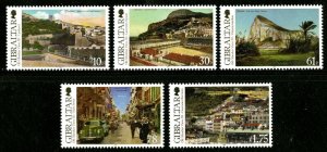 2013 - #1378-82 Set of Classic Views of Gibraltar stamps - MNH cv $11.00