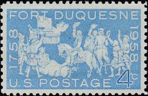 # 1123 MINT NEVER HINGED ( MNH ) FORT DUQUESNE    