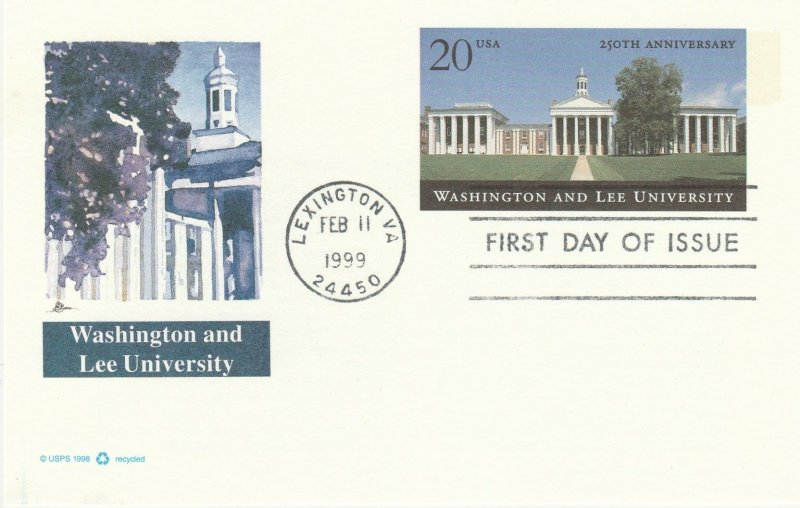 Scott# UX302 UPSS#S315 Fleetwood FDC US Postal Card.