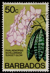 Barbados #407 Flower Definitive Issue Used
