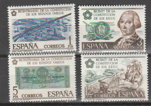 SPAIN #1947-50 MINT NEVER HINGED COMPLETE
