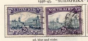 South Africa 1948-45 Early Issue Fine Used 2d. 216705