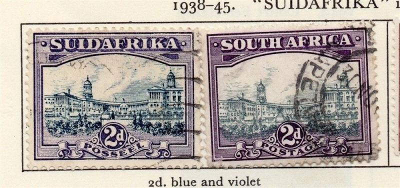 South Africa 1948-45 Early Issue Fine Used 2d. 216705