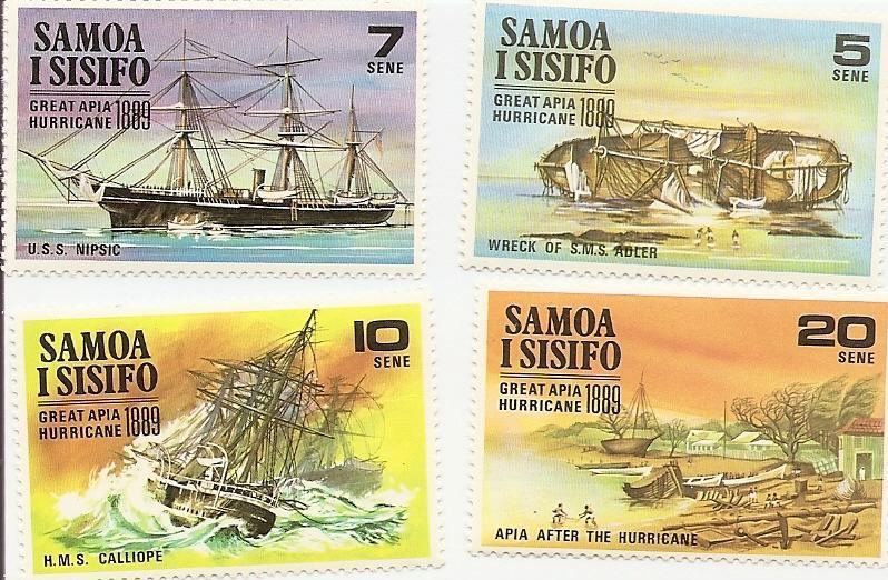 Samoa 325-328 MNH
