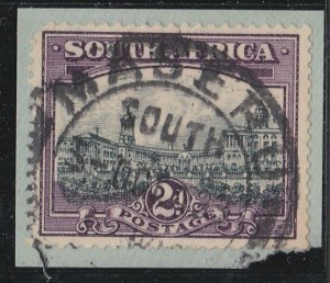 BASUTOLAND 1933 Sth Africa 2d on piece MASERU cds...........................N401