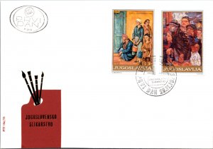 Yugoslavia, Worldwide First Day Cover, Art