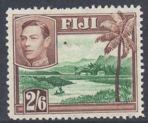 Fiji Scott 130 - SG265, 1938 George VI 2/6d MH*