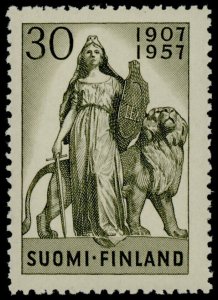 Finland 349 MNH Lex from the Seal of Parliament