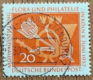 Germany SC #765 Used Single Tulip & Post Horn L51