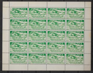 AUSTRALIA 1954 Antarctica Expedition label in green depicting - 41533