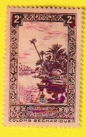 ALGERIA SCOTT#80 1936 2c OUED RIVER - MH