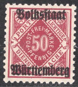 WURTTEMBERG SCOTT O52