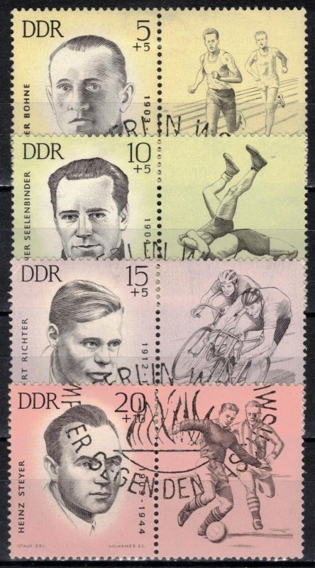 Germany - DDR - Scott B98-B101