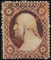 26 Used... SCV $21.00... Brownish carmine