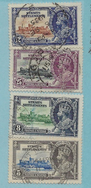 Straits Settlements 213-16 Set. Used