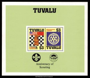 Tuvalu Scott 352a-352b Mint never hinged.