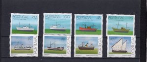 PORTUGA 1993-1994 SHIPS 2 SETS OF 4 STAMPS MNH