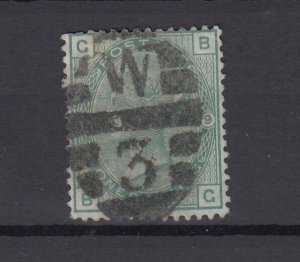 GB QV 1873 1/- Deep Green SG148 Fine Used BP9696