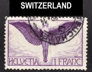 Switzerland Scott C12  VF used with a beautiful SON cds.