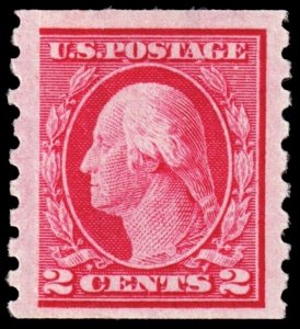 United States Scott 413 Type, Perf. 8.5 Vertically (1912) Mint H VF, CV $60.00 W