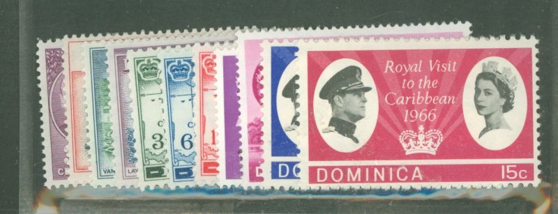 Dominica #137/194 Unused Single (Complete Set)