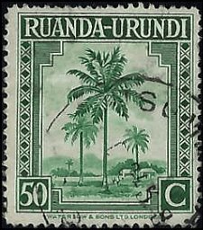 RUANDA-URUNDI   #74 USED (1)