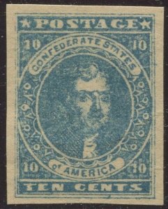 Confederate States 2b Mint Stamp BX5219