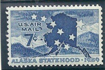 US#C53 7c Alaska Statehood  (MNH) CV$0.25