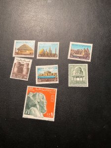 Stamps Egypt Scott #817-23 hinged