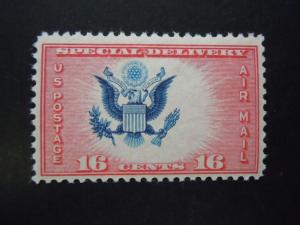  #CE2 16c Special Delivery Airmail Major Color Shift  MNH OG Rare