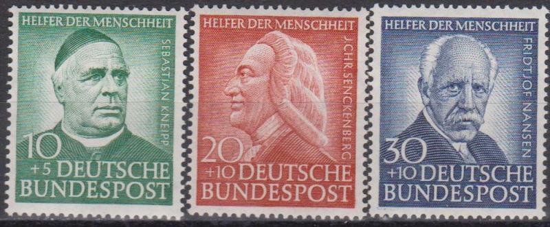 Germany #B335-7 MNH F-VF CV $56.00 (A5871)