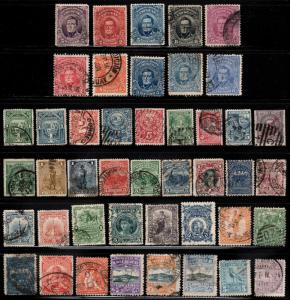 Uruguay ~ Lot of 46 Different Classic Stamps ~ Mix Condition ~ cv 9.20+