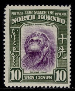 NORTH BORNEO GVI SG309, 10c violet & bronze-green, LH MINT. Cat £42.