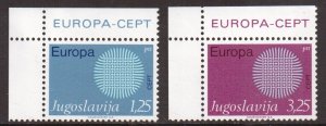 Yugoslavia   #1024-1025   MNH  1970  Europa