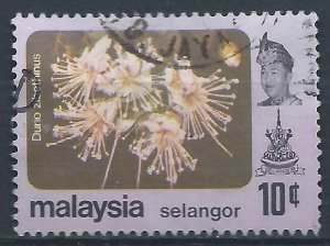 Selangor 1979 - 10c Durio Zibethinus - SG161 used