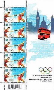 Belgium Belgique Belgien 2012 XXX Olympic Games in London Olympics sheetlet MNH