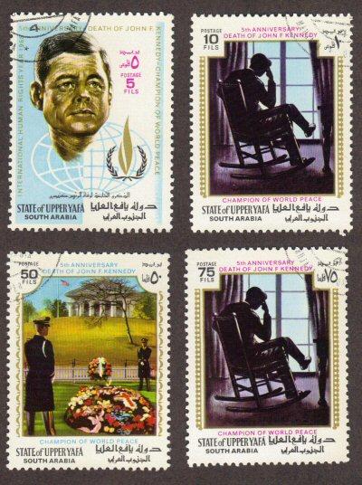 Upper Yafa - J.F.Kennedy unlisted set of 4