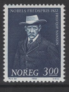 NORWAY SG907 1982 NOBEL PEACE PRIZE WINNER 1922 MNH