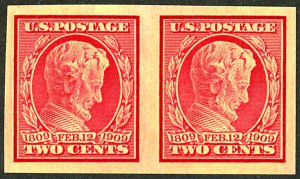 U.S. #368 MINT PAIR OG NH