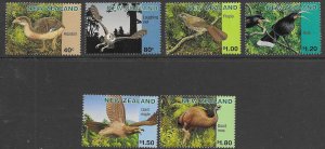 New Zealand 1393-98  1996  set  6  FVF  Mint NH