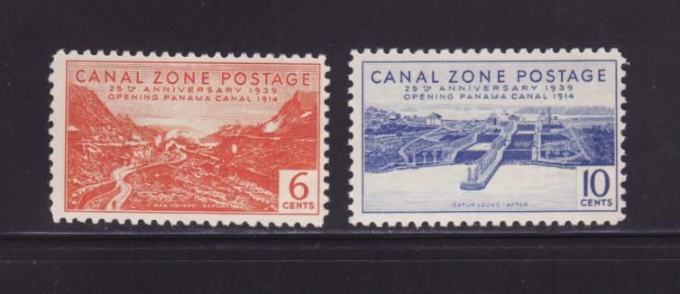 Canal Zone 124, 127 MH Panama Canal