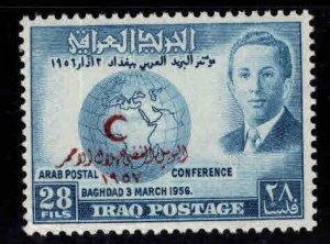 IRAQ Scott  173 MNH** 1957 Red Crescent society overprint