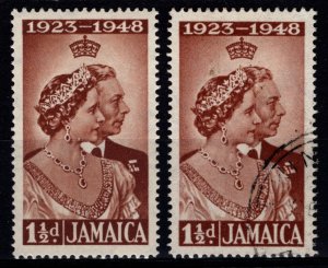 Jamaica 1948 Royal Silver Wedding, 1½d [Unused/Used]